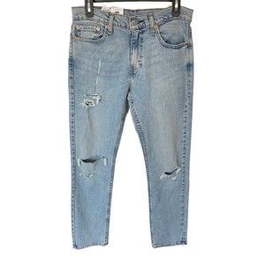 Levi’s 511 Slim Jeans Women’s 30x30‎ Distressed Light Wash